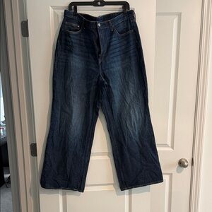 H&M Dark Blue Flare Jeans